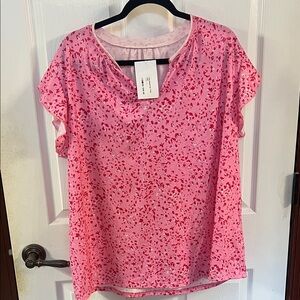 Pink Leopard Women's Top